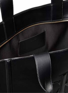 Bolso Calvin Klein Jeans Bold tote negro para mujer