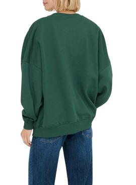 Sudadera Only Bila Bear verde para mujer