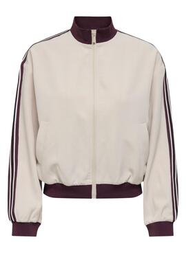 Chaqueta Only Mellie beige para mujer
