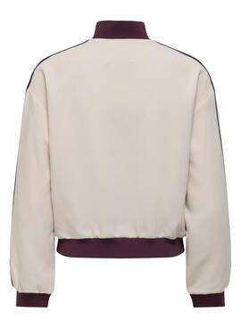 Chaqueta Only Mellie beige para mujer