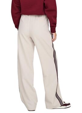 Pantalón Only Mellie beige para mujer