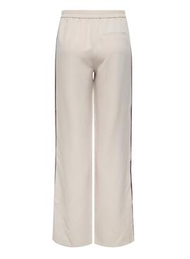 Pantalón Only Mellie beige para mujer