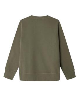 Sudadera Pepe Jeans Art Crew verde para niño