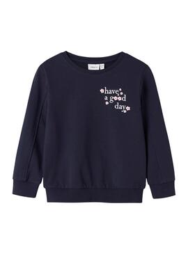 Sudadera Name It Linka marino para niña