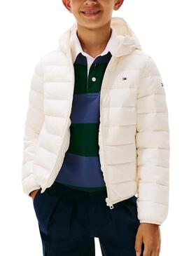 Abrigo Acolchado Tommy Hilfiger beige para niños