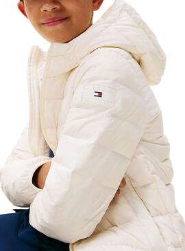 Abrigo Acolchado Tommy Hilfiger beige para niños