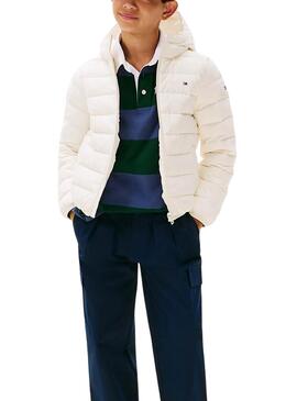 Abrigo Acolchado Tommy Hilfiger beige para niños