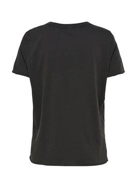 Camiseta Only Lucy Negro Mujer