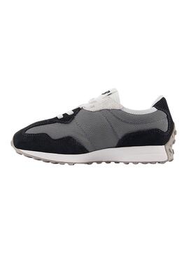 Zapatillas New Balance Kids 327 gris y negro