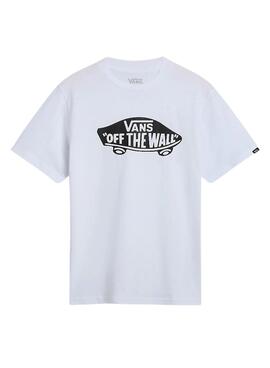 Camiseta Vans Style76 Blanco para niño