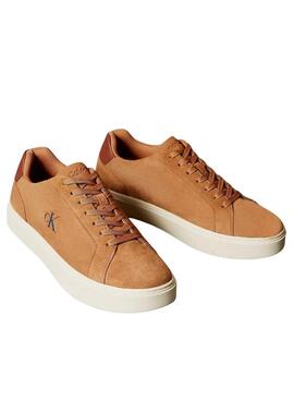 Zapatillas Calvin Klein Jeans Classis Cupsole marrón para hombre