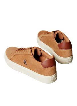 Zapatillas Calvin Klein Jeans Classis Cupsole marrón para hombre