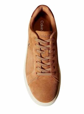 Zapatillas Calvin Klein Jeans Classis Cupsole marrón para hombre