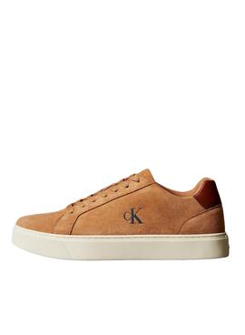 Zapatillas Calvin Klein Jeans Classis Cupsole marrón para hombre