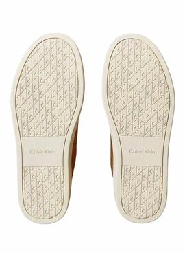 Zapatillas Calvin Klein Jeans Classis Cupsole marrón para hombre