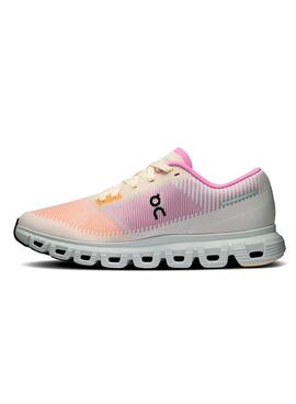 Zapatillas On Cloud 6 rosa y naranja para mujer