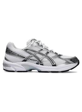 Zapatillas Asics Gel 1130 blanco y plateado para mujer