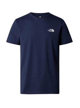 Camiseta The North Face Simple Dome azul para hombre