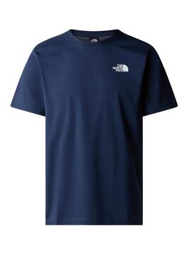 Camiseta The North Face Box azul para hombre