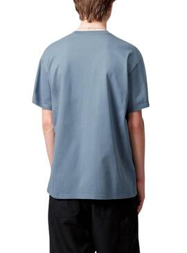 Camiseta Carhartt Chase azul para hombre
