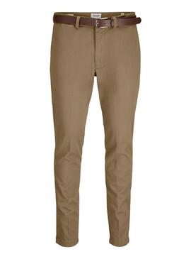 Pantalón Jack and Jones Marco marrón para hombre