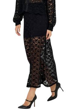Falda Only Chigo negro para mujer