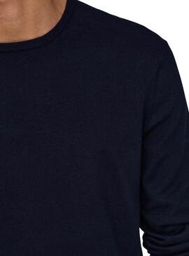 Jersey Only and Sons Wyler azul marino para hombre
