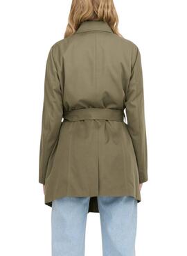 Trench Only Valerie verde para mujer