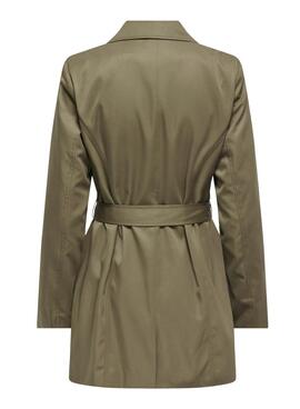 Trench Only Valerie verde para mujer