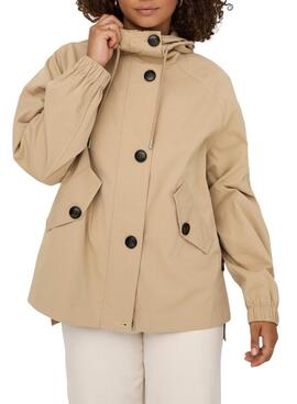 Cazadora Only Noa beige para mujer