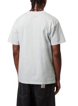 Camiseta Carhartt American Script gris  para hombre
