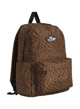 Mochila Vans Old Skool Grom leopardo para niños