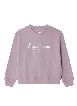 Sudadera Pepe Jeans Annie rosa para niña