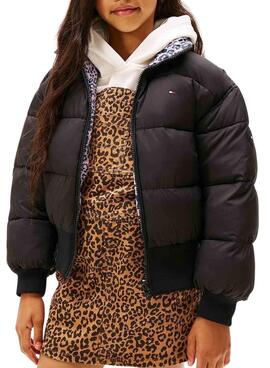 Cazadora Tommy Hilfiger bomber reversible niña