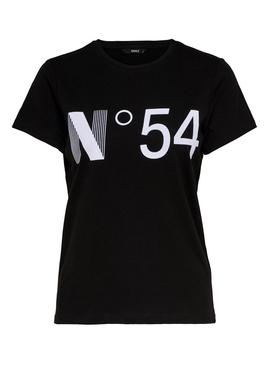 Camiseta Only Magga Negro para Mujer