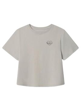 Camiseta Pepe Jeans Amanda logo corazón para niña