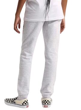 Pantalones de chándal Vans Blocked Box gris niños 