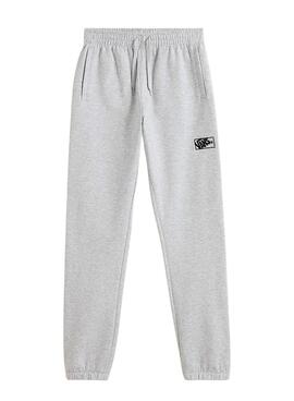 Pantalones de chándal Vans Blocked Box gris niños 