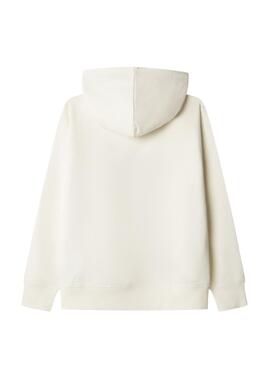 Sudadera Pepe Jeans Art capucha beige para niño