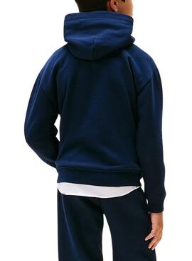 Sudadera Tommy Hilfiger Flag Archive marino niño