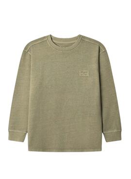 Camiseta Pepe Jeans Telmo verde para niño