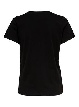 Camiseta Only Magga Negro para Mujer