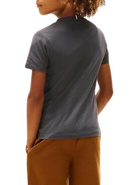 Camiseta Tommy Hilfiger Mini Corp gris para niños