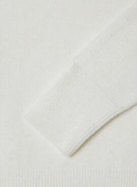 Jersey Pepe Jeans Bibby blanco para niña