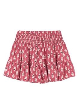 Falda pantalón Mayoral estampada roja para niña