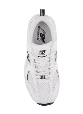 Zapatillas New Balance 530 blanco y negro niños