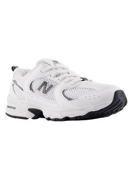 Zapatillas New Balance 530 blanco y negro niños
