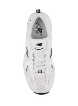 Zapatillas New Balance kids 530 blanco y negro 