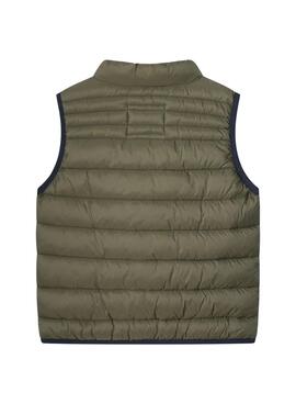 Chaleco Pepe Jeans acolchado Ahron verde para niño