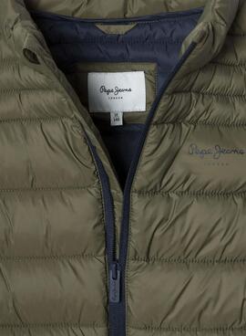 Chaleco Pepe Jeans acolchado Ahron verde para niño